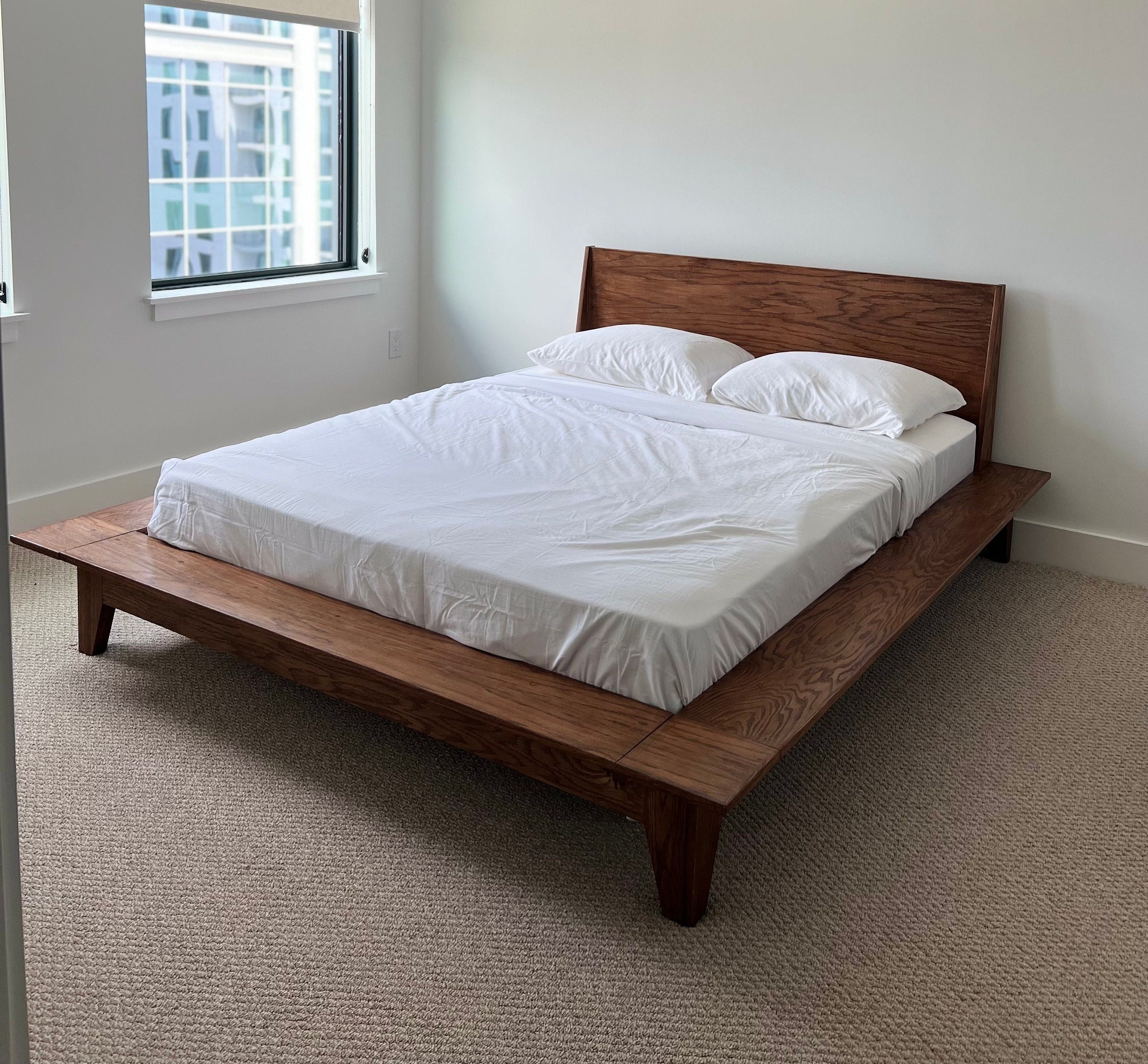 Solid platform sale bed no slats