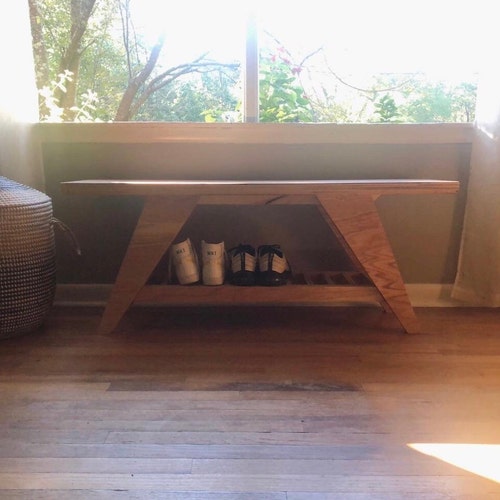 The Deborah Entryway Storage Bench Etsy