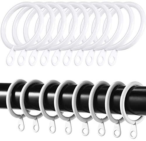 Metal Curtain Rings Hanging Hooks for Curtains Rods Pole Voile Heavy duty 30MM 