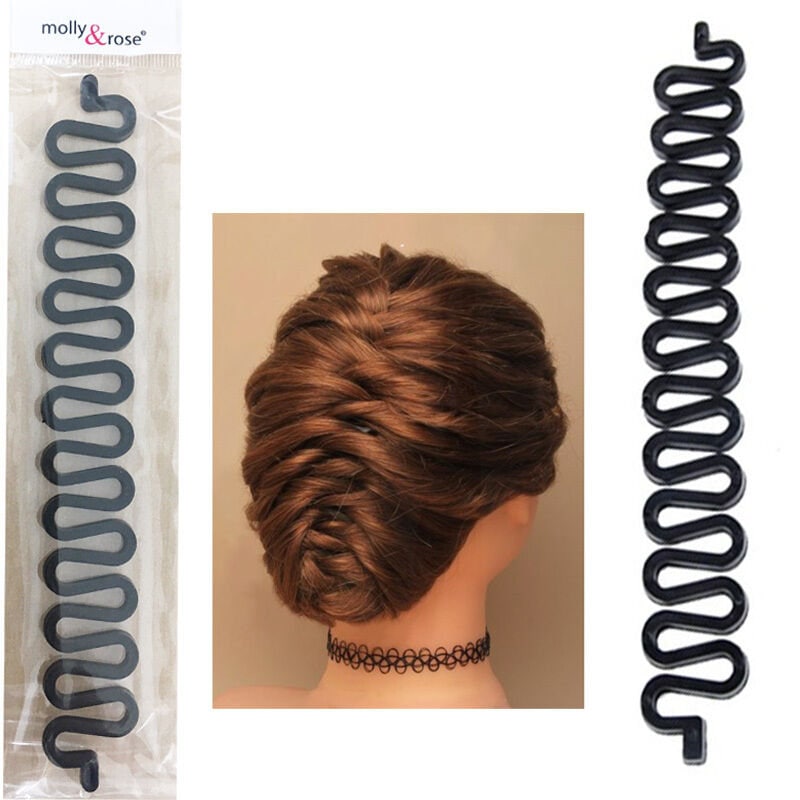 Vrouwen Meisjes Franse Braid Tool Topsy Tail Haar Tools Kleurrijke