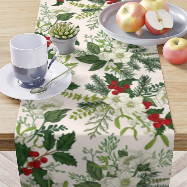 Winter Table Runner Etsy