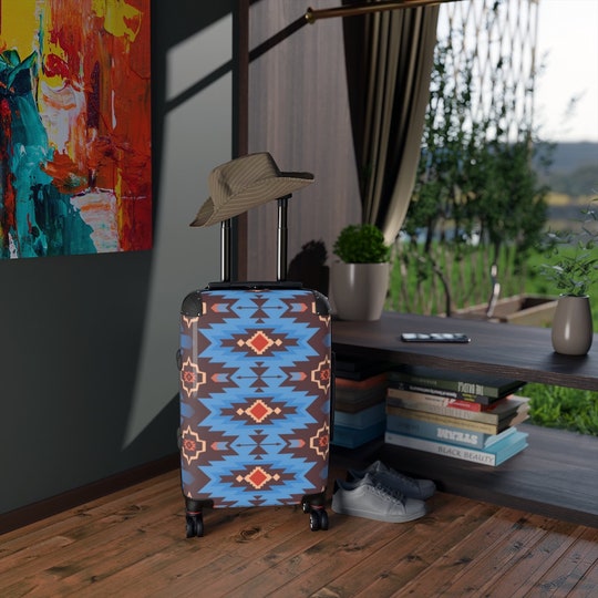 Native American Southwestern Design Cabin Suitcase