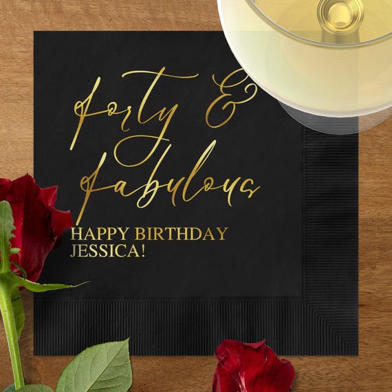 Tovaglioli Di Carta Per Il 70°, 70 Anni Tovaglioli Oro Nero, Tovagliolo 33 X 33 Cm, Decorazioni 70 Anni Uomo Donna Per Feste, Compleanni, Matrimoni E Festività - Foto 1