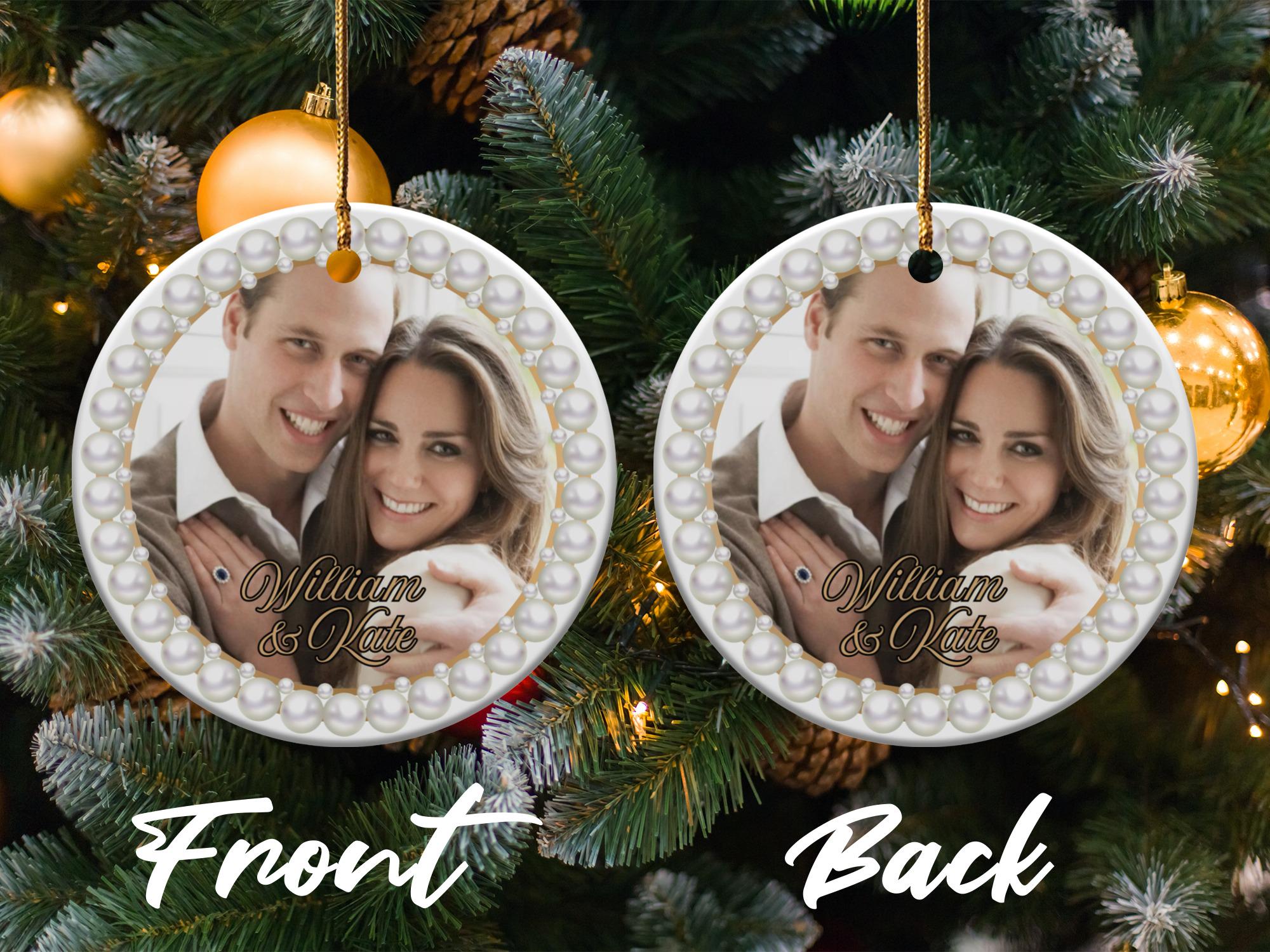 ウィリアム王子とキャサリン妃のオーナメント、王室の記念品