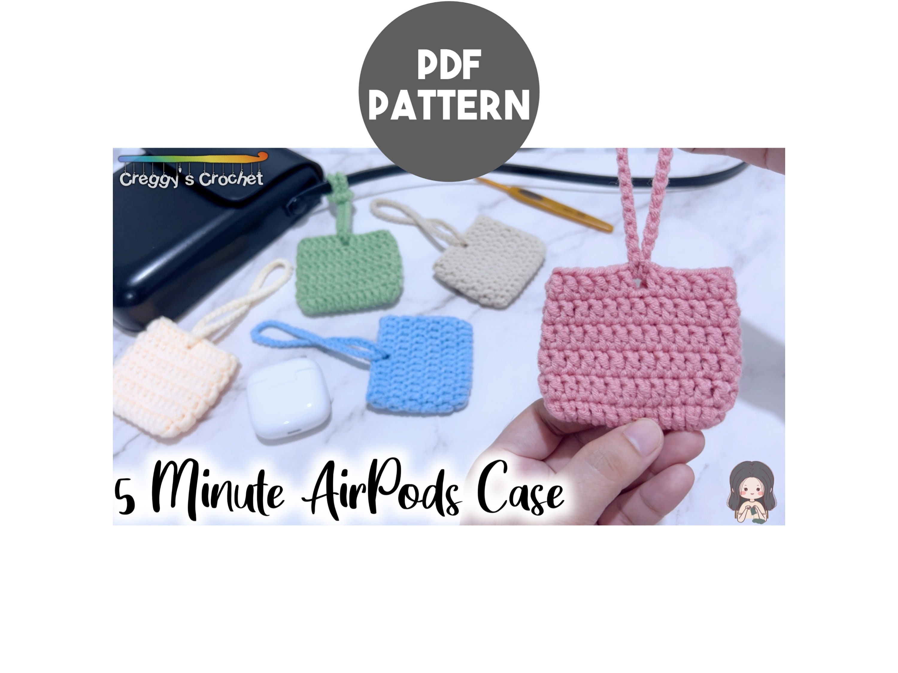 Air Pod Crochet Case - Etsy