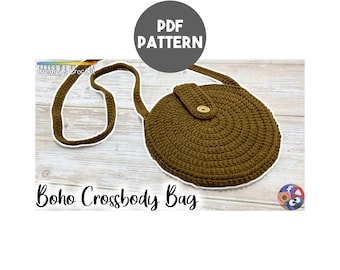 Crochet Boho Crossbody Bag | PDF Pattern