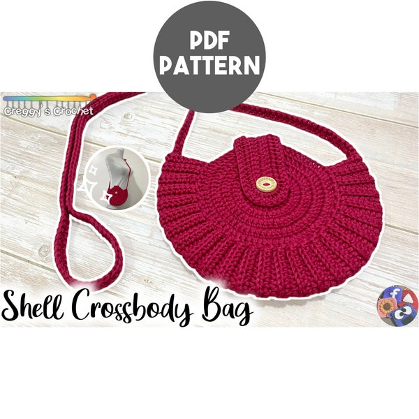 Crochet Shell Crossbody Bag | PDF Pattern