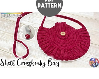 Crochet Shell Crossbody Bag | PDF Pattern