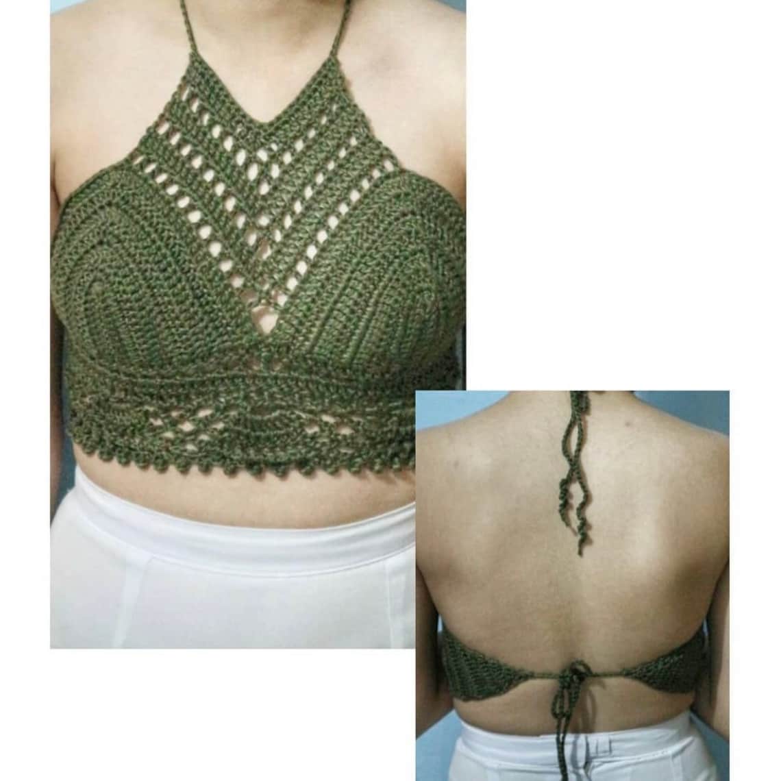 Crochet Bra Cup for ALL Sizes PDF Pattern Etsy