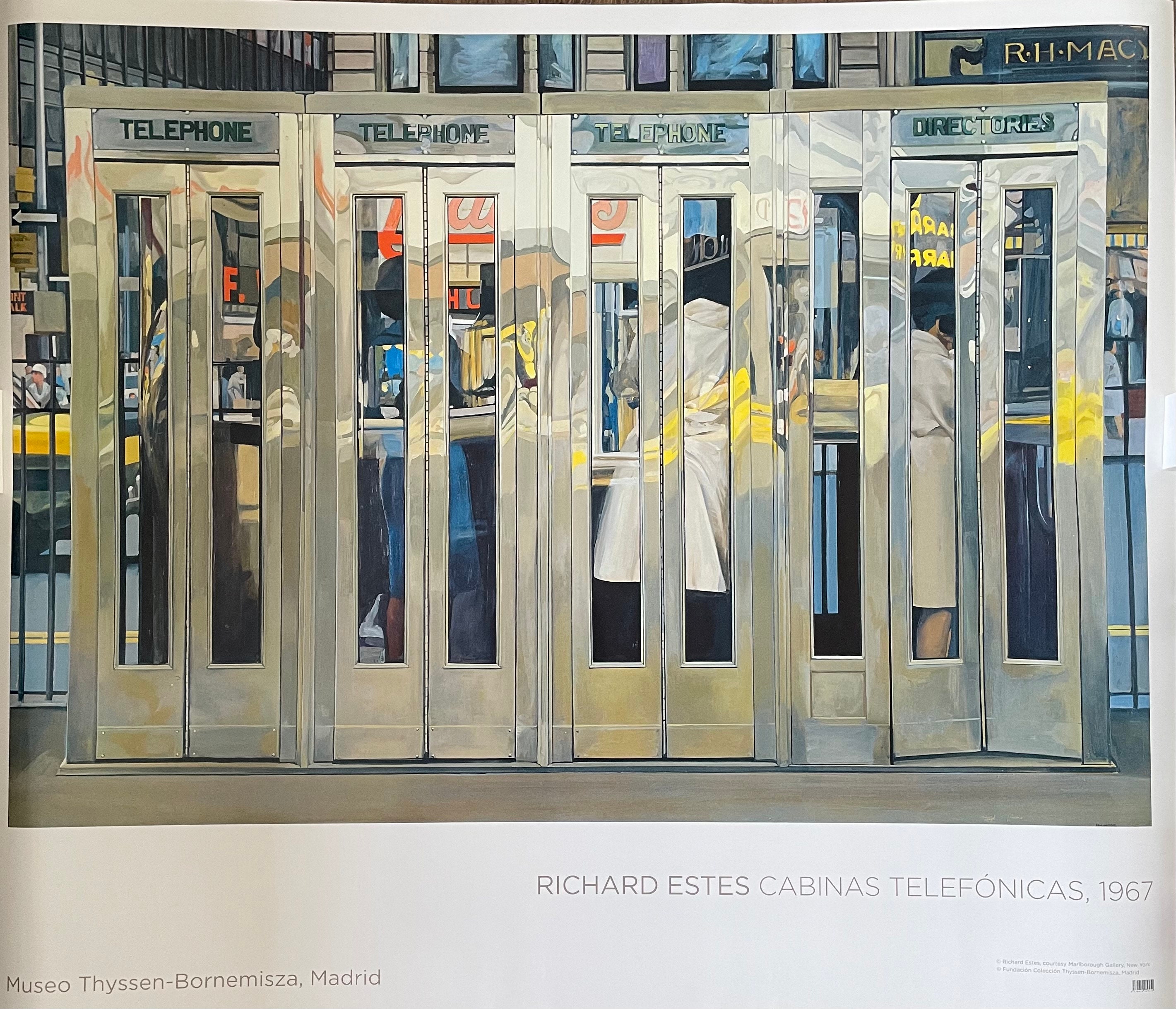 Telephone Booths - Estes, Richard. Museo Nacional Thyssen-Bornemisza