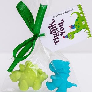 Dinosaur Soap Favors - Dinosaur Birthday Party Favors, Boy Girl Baby Shower Party Favors, Cheap Dinosaur Birthday Decorations Boy Girl Party
