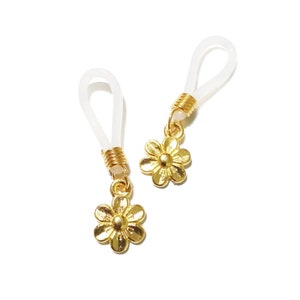 Gold Flower Nipple Nooses: Adjustable Non Piercing Body Jewelry