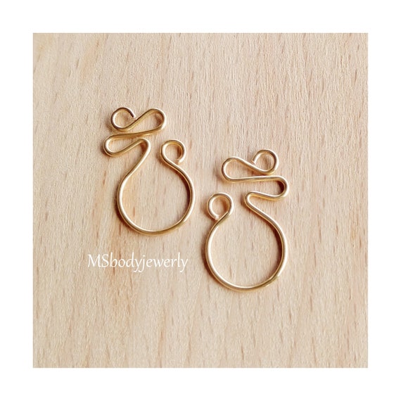Boho Fake Nipple Rings Fake Nipple Jewelry Clip on Nipple Rings Nipple Shields Non Piercing Erotic Nipple Jewelry Etsy