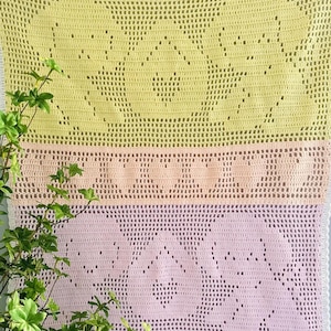 Puppy Love Crochet Blanket Pattern, Dog with love House, baby blanket, Pet Lovers, home decoration, Good for Beginner Level, PDF Download