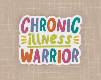 Invisible Illness Club sticker - Chronic Illness, Chronic Pain, Spoonie, Invisible Disability