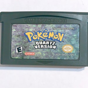 pokemon quartz version nintendo game boy advance
