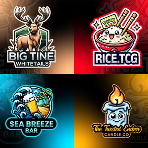 Custom mascot Logo Design, Modern Company Logo Creator, Custom Logo, Professional Graphic, Modern Logo Creator, Brand Identity, Logo Maker.
