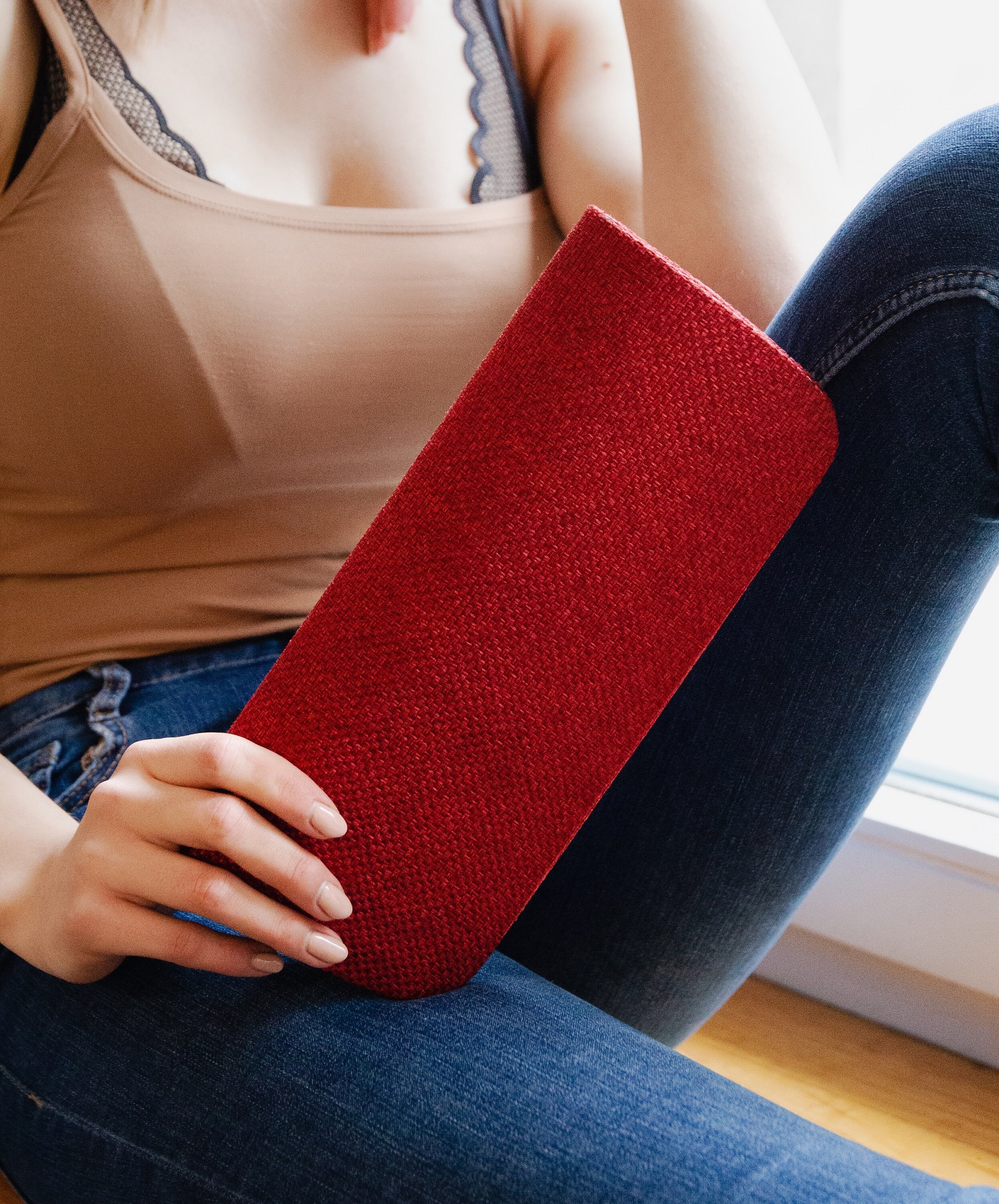 Red Clutch Bag Ladies Purse Wedding Bag Red Occasion Bag Etsy