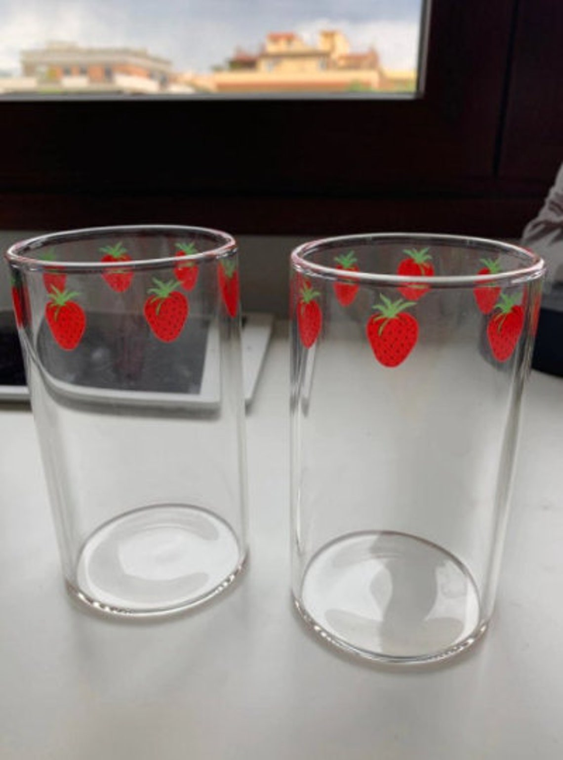 Strawberry Glasses Inspired by Nana Ai Yazawa 2 GLASS SET Etsy UK