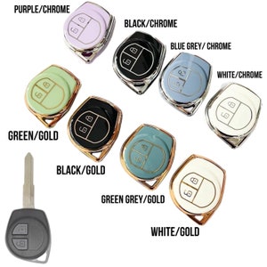 Suzuki Car Key Cover 2 Button TPU Car Remote Key Case Cover Shell For Suzuki Swift Vitara Jimny XL Ignis S-Cross Jimny Baleno Grand Vitara