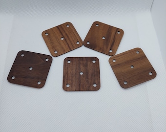 10 weaving boards made of walnut wood, weaving boards, boards for weaving, tablet weaving, 1.5 mm thickness, weaving tool, WB-Nu-4
