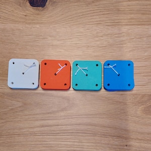 25 carte da tessitura sottili a 4 fori in cartone fotografico, tavole da tessitura in cartone, tavole da tessitura, tessitura di tavole, spessore 0,4 mm, strumento per tessere