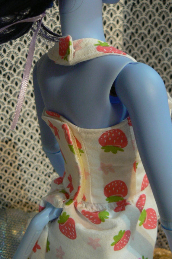 Smart Doll Strawberry Corset Ruffle Dress Outfit 