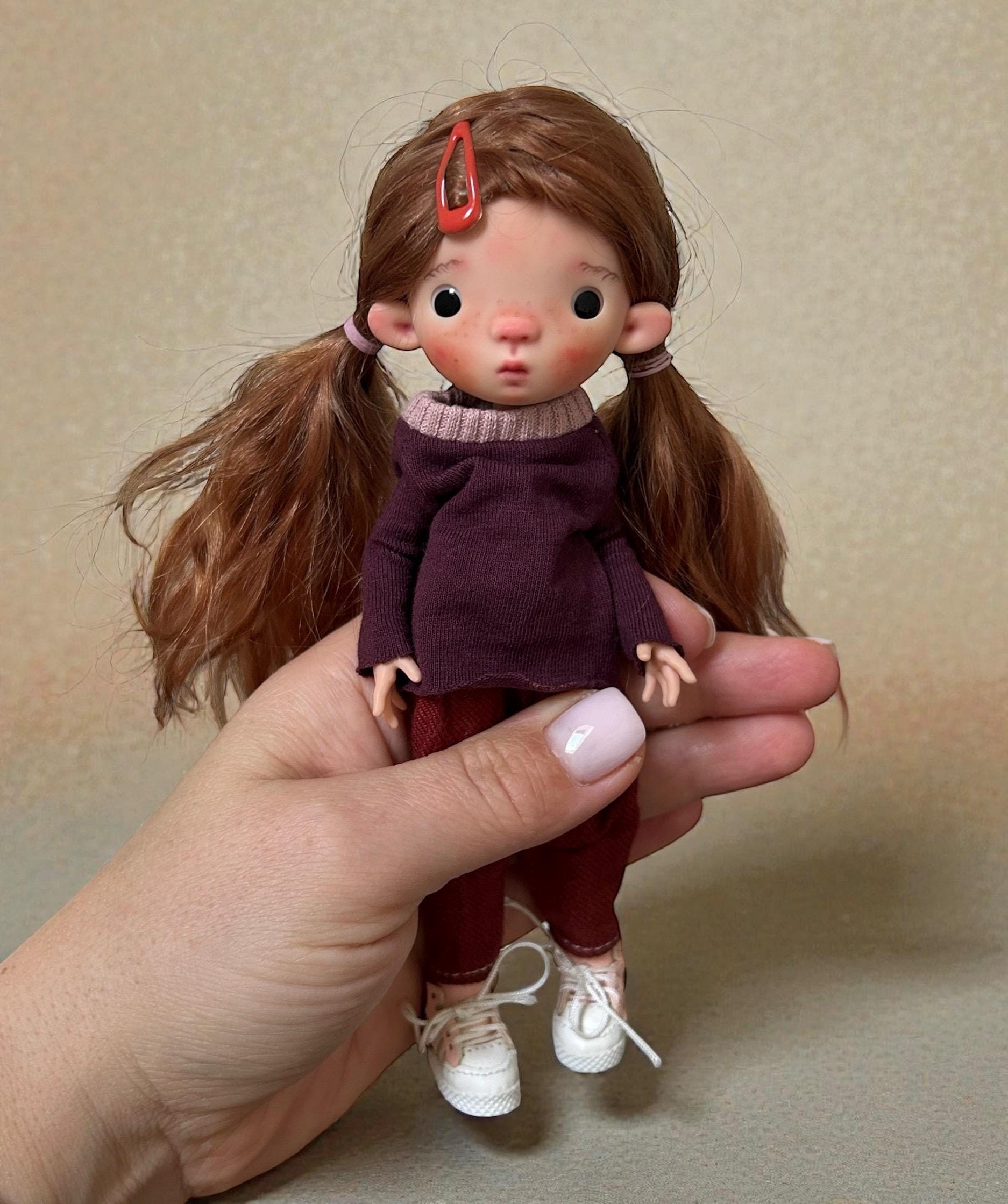 Bjd Doll Mini Birdy From Itswafflecone - Etsy
