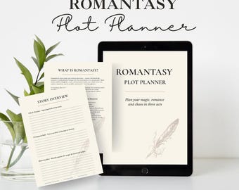 Romantasy Plot Planner - druckbares & digitales PDF