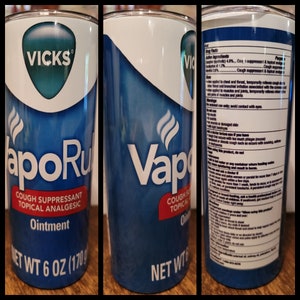 20 oz Tumbler Vicks Vapor Rub