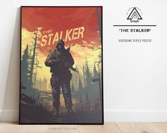 The Stalker Poster, Video Game Art, Man Cave Decor