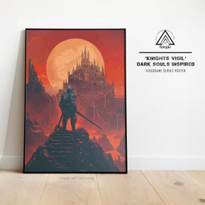 Póster de pared inspirado en Dark Souls, Elden Ring, Demon Souls, Demons Souls