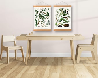 Caterpillar, Bugs, Nature, Boys Room Art, Toy Room Art, Exploration and Adventure Art, Montessori, Learning poster DIGITAL FILE