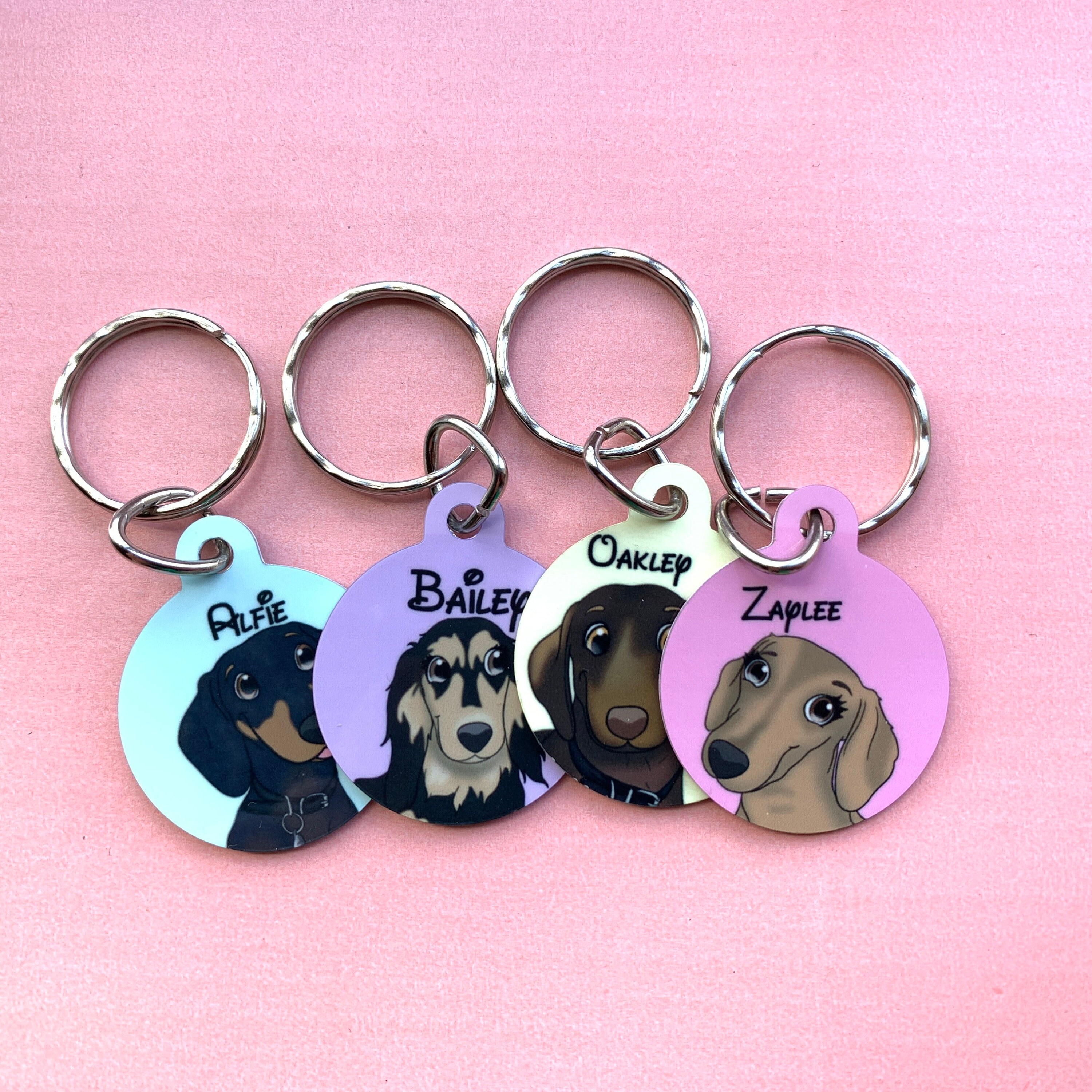 Personalisierter Namensanhänger Hunde ID Tag Katzenmarke Etsy