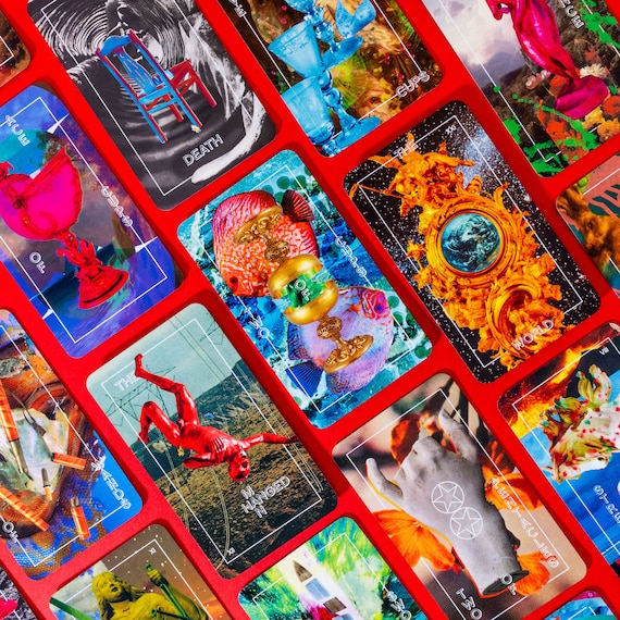 The Anthropologist Tarot Deck, New Indie Collage Style Tarot Deck