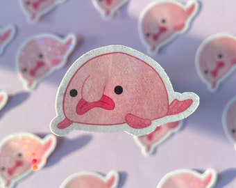 Blobfish Sticker | Holographic Blobfish Sticker