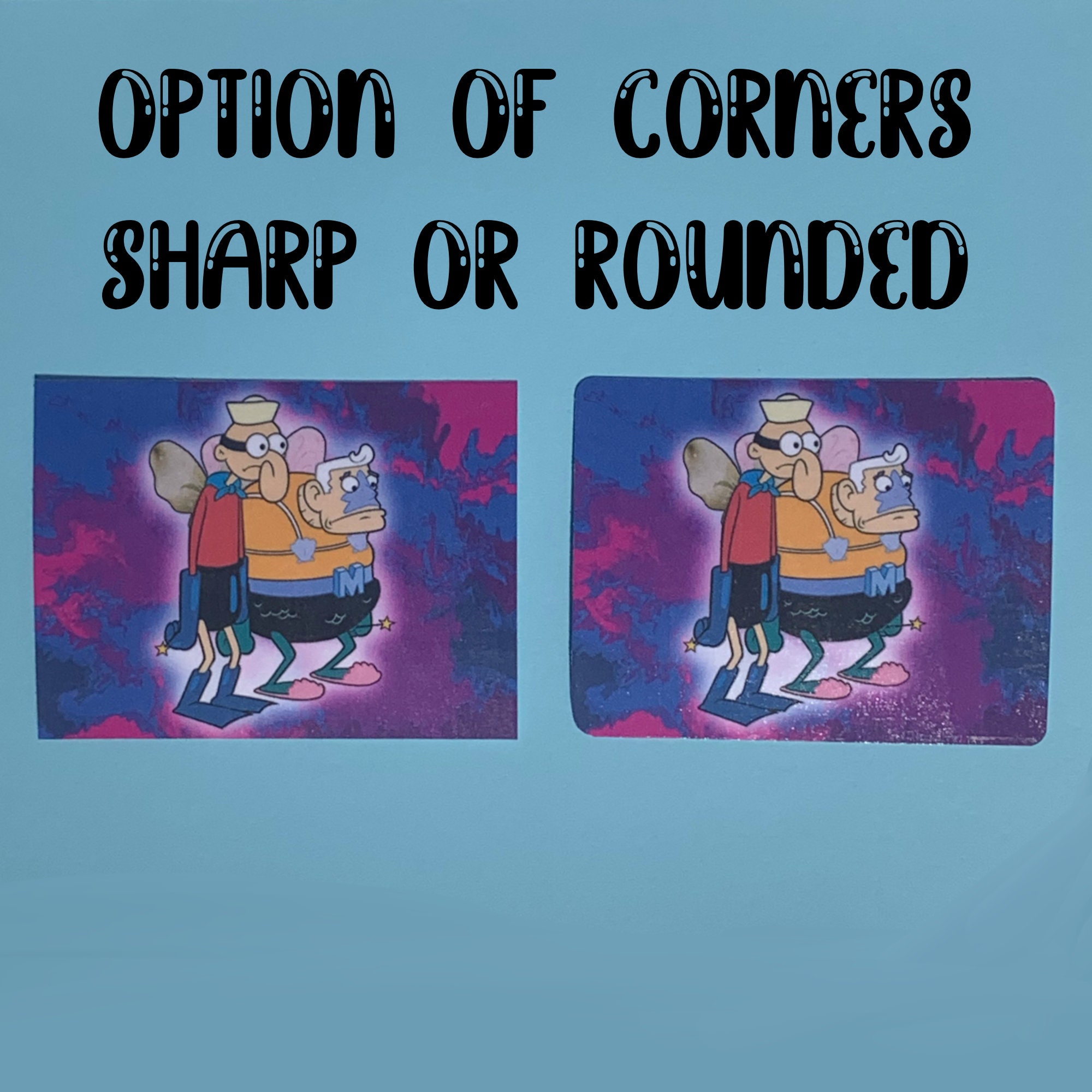 Mermaid Man and Barnacle Boy Art Print - Etsy