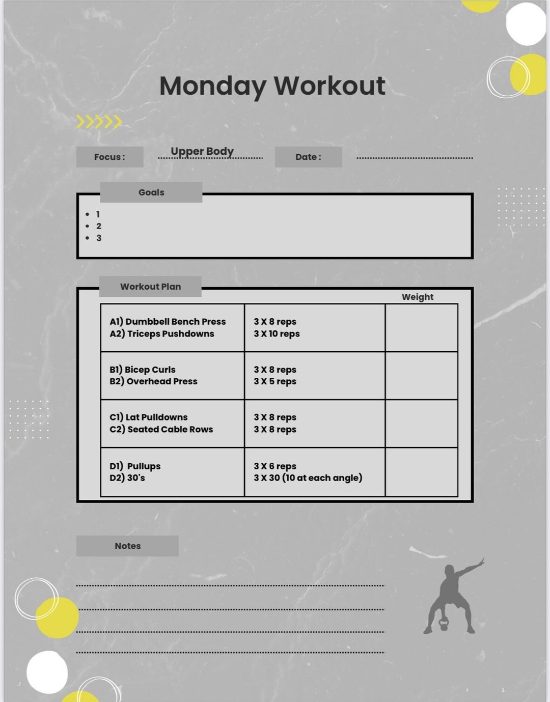Personalized 3- Day Workout With Check-in Calls