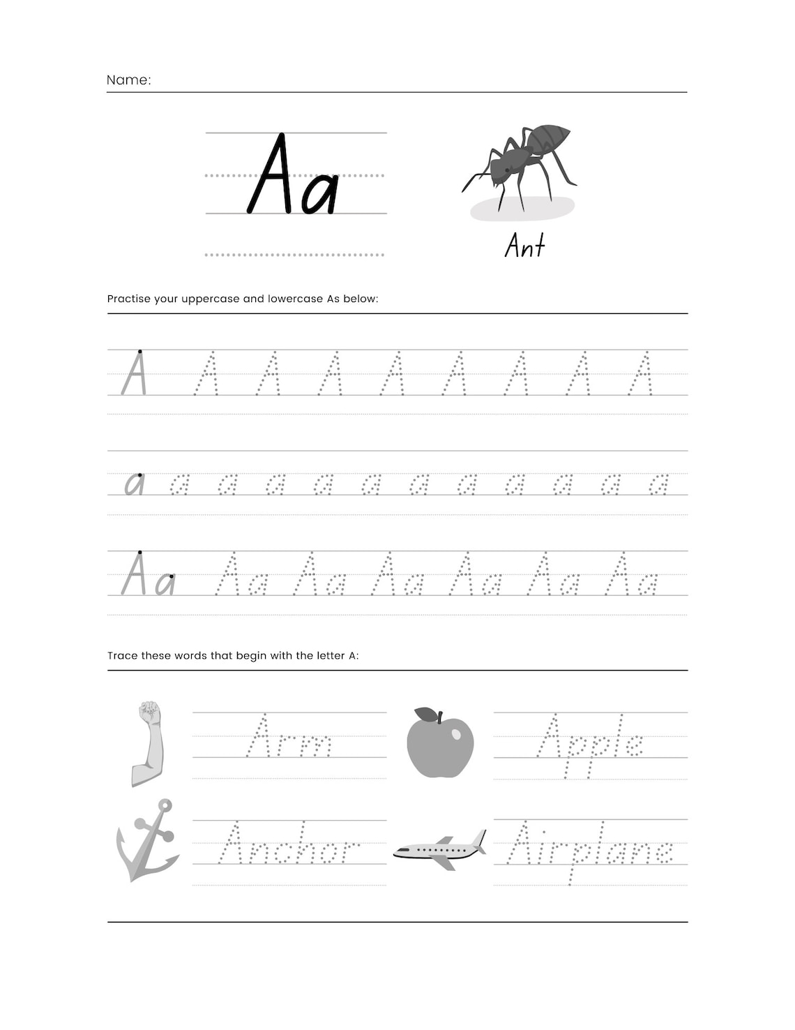 Handwriting Printables Uk