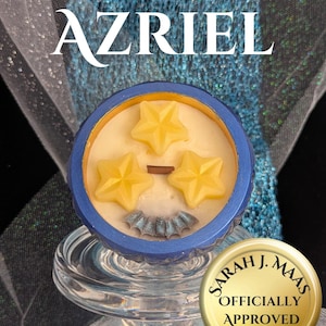 Azriel The Shadowsinger Candle Oficjalna Licencjonowana ACOTAR autorstwa Sarah. Kolekcja świec J Maas, pamiątka, pojemnik na drobiazgi.