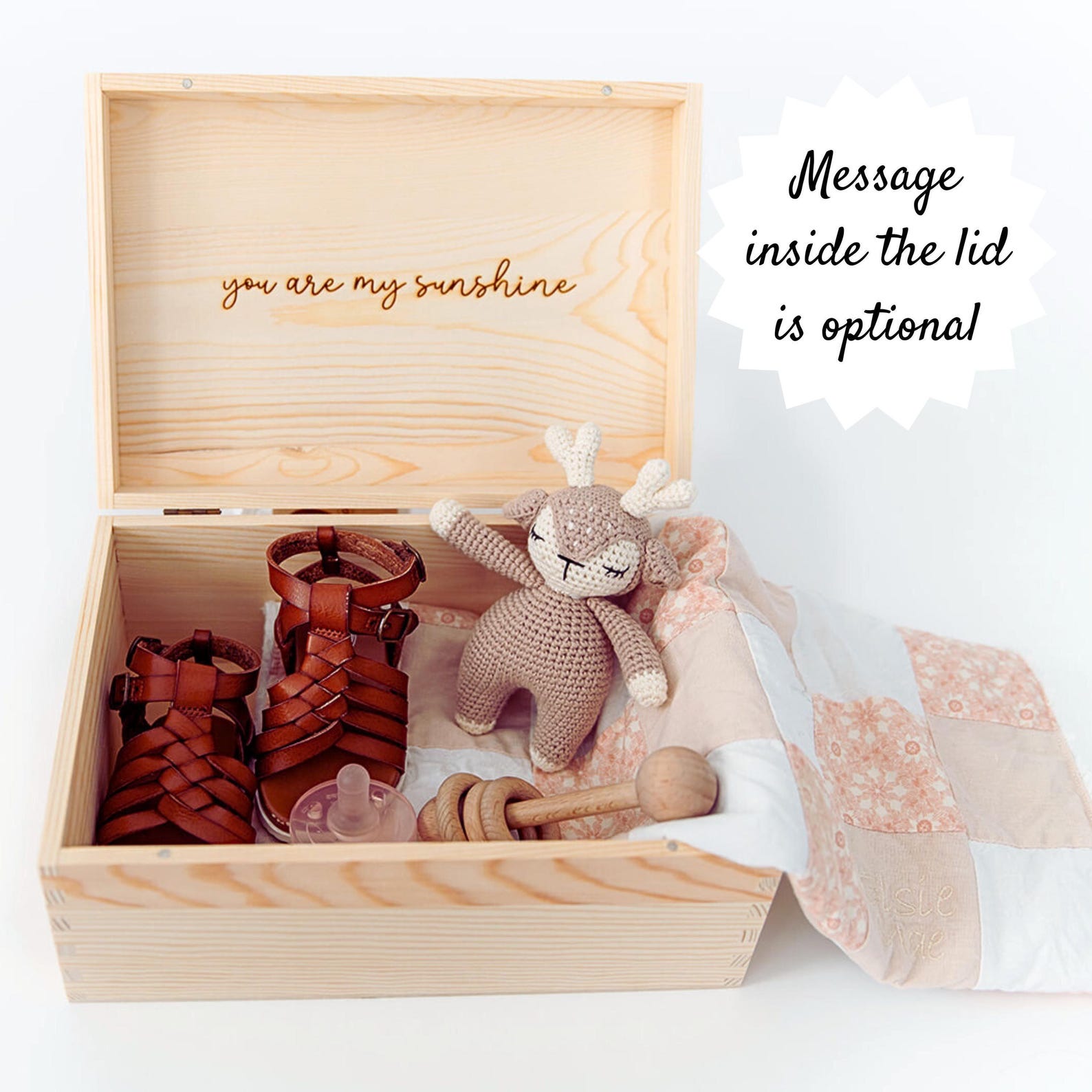 Baby Keepsake Box Baby Memory Box, Personalized Baby Box,baby Shower ...