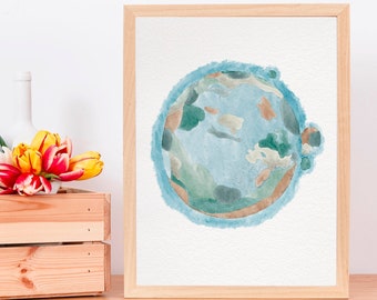 Watercolor Embryo Art, Printable, Custom Painting From Photo, IVF Got This, New Mom Gift,Digital File ONLY -no physical item will be shipped