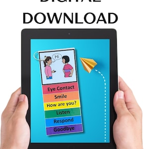 Habilidades Sociais - Conversation Girl - Livreto de Recursos Visuais para AUTISMO - download digital