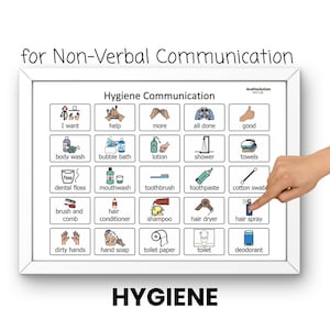 Hygiënecommunicatiebord voor autisme