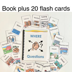 Waar? Vragen Spiraalboek plus Flashcards- Autisme- Logopedie
