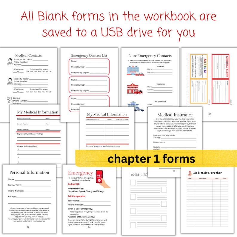 Autism Life Skills Workbook for Teen Boys & Young Adults, Independent ...