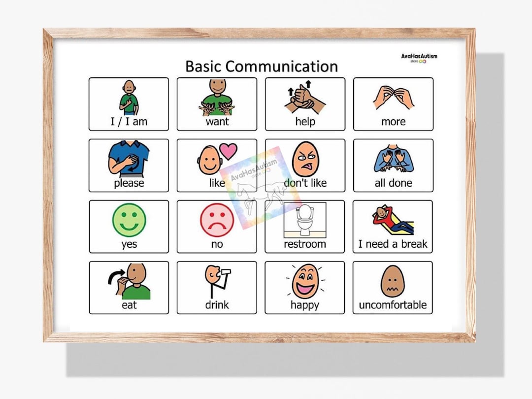 Basic Communication Board Digital Download - Etsy