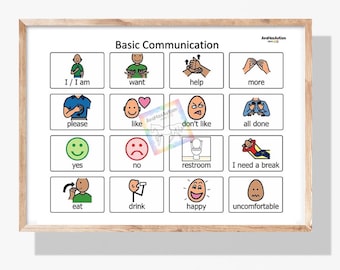 Basic Communication Board Digital Download