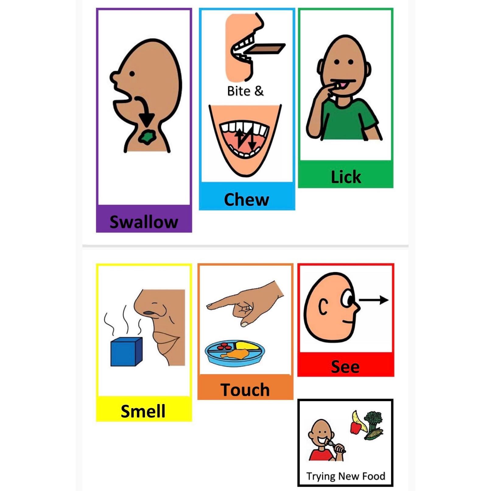 Visual Aid Booklet Trying New Food- Autism- Therapy - Etsy