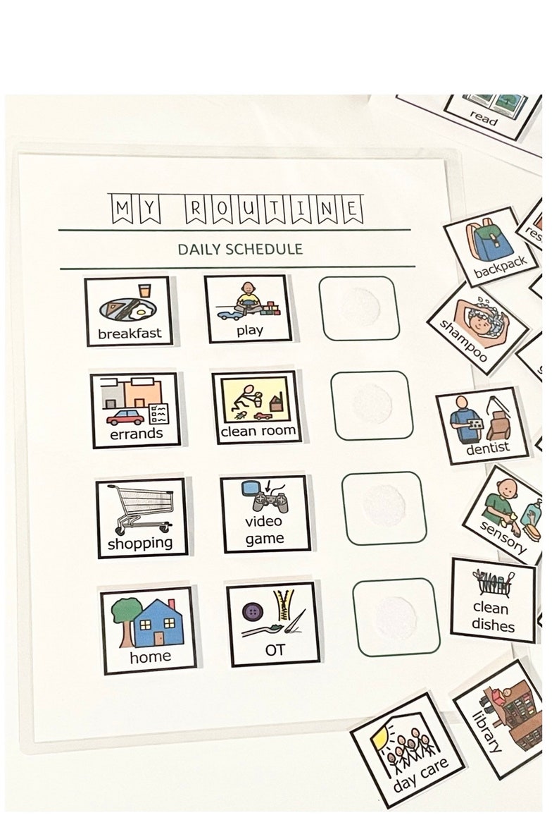 Autism-routine and Schedule Digital Download - Etsy